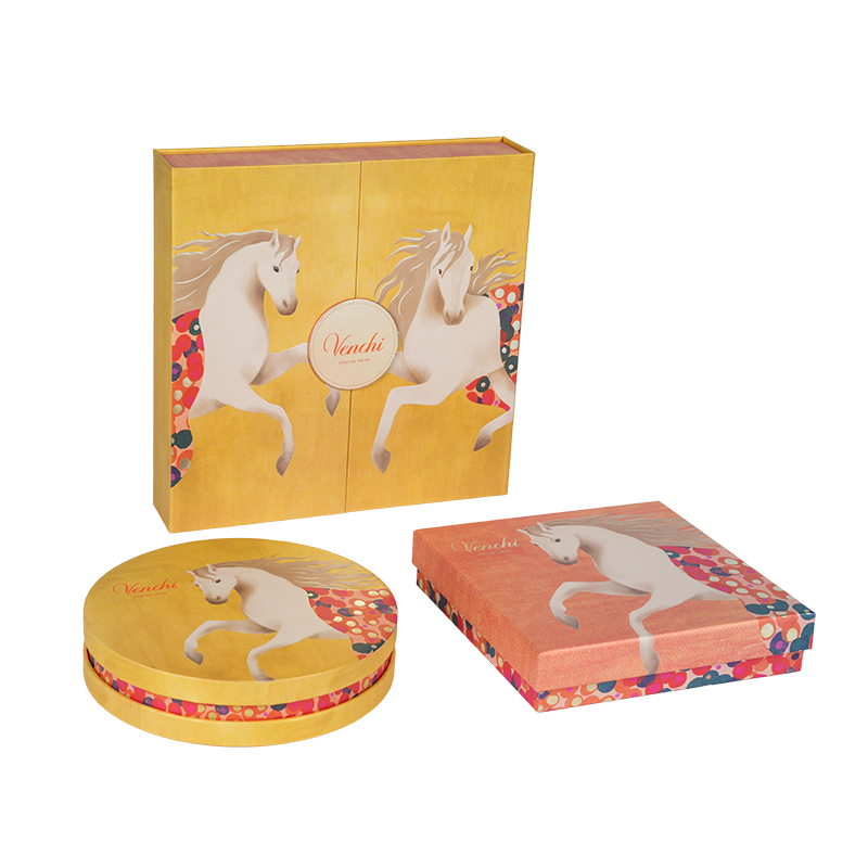 جعبه بسته بندی شکلات دو در سفت و سخت