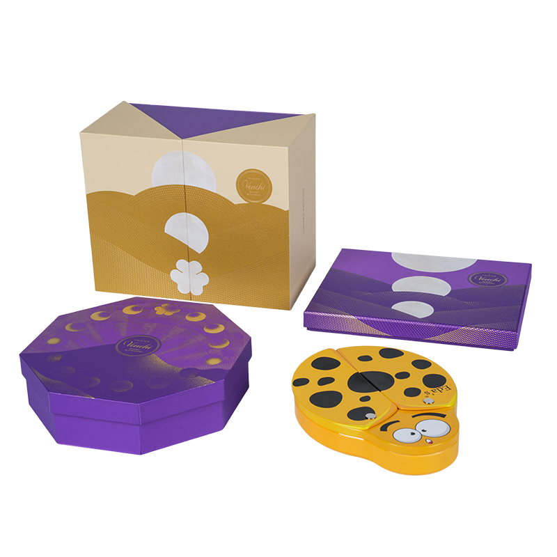 جعبه بسته بندی شکلات دو در سفت و سخت