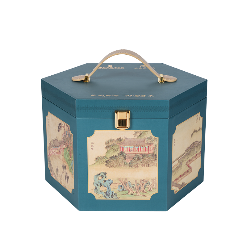 جعبه بسته بندی کیک دو در سفت و سخت