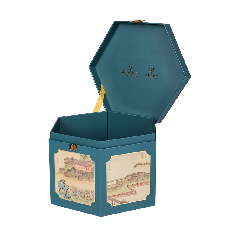 جعبه بسته بندی کیک دو در سفت و سخت