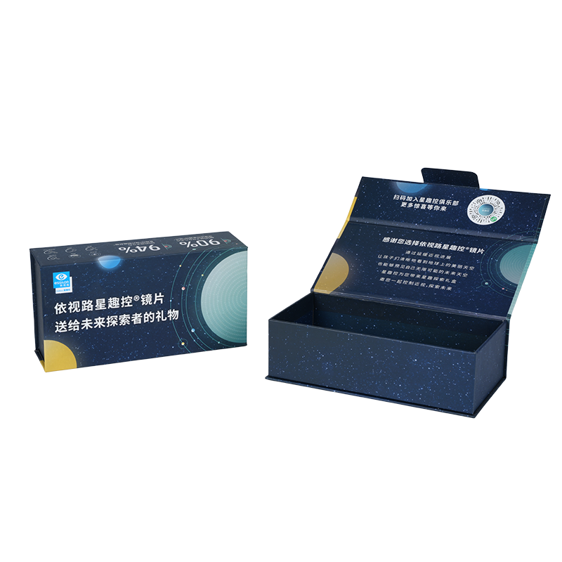 بسته بندی عمومی جعبه مقوایی به شکل کتاب سفت و سخت