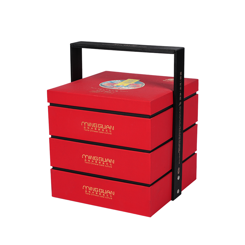 جعبه بسته بندی کیک دو در سفت و سخت