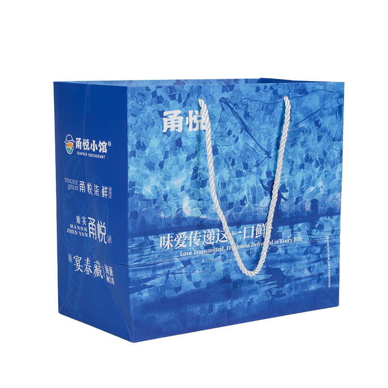 کیسه دستی برای حمل و نقل کاغذ کرافت متوسط ​​نرم