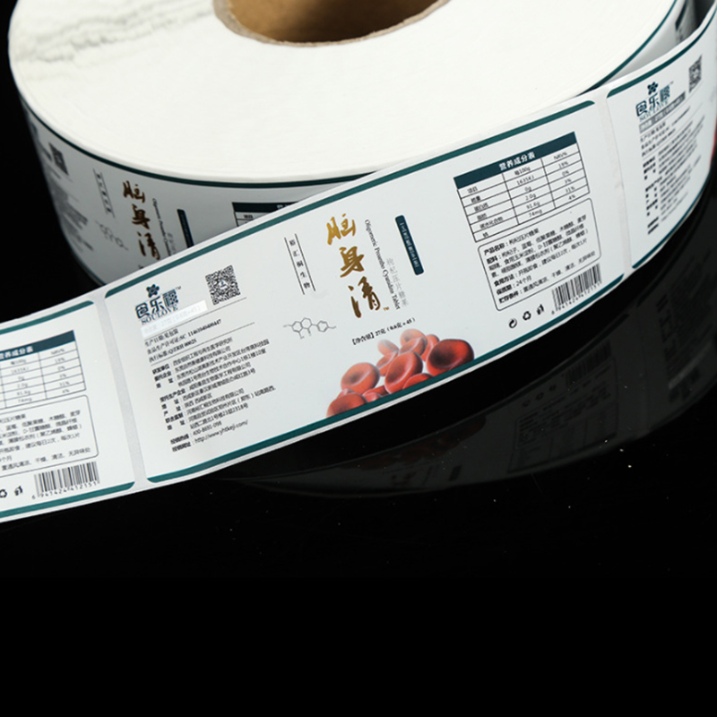 برچسب های خود چسب برای مکمل های سلامت