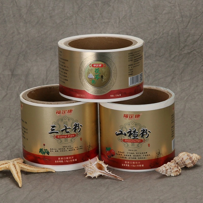 برچسب های خود چسب برای مکمل های سلامت